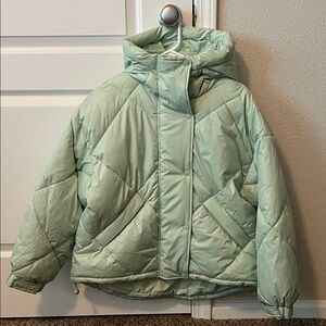 H&M Mint Green Puffer Jacket